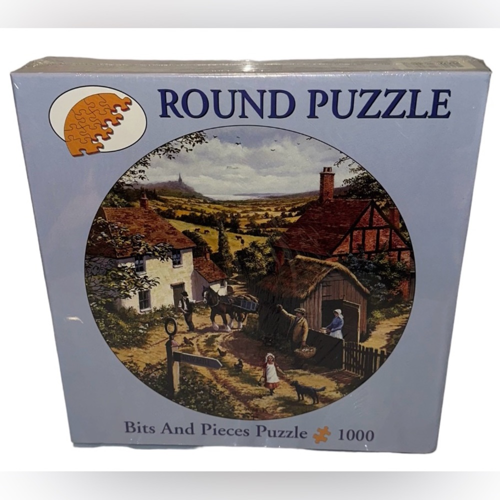 Bits & Pieces 1000 Pieces Shaped Jigsaw Village Life Stephen Cummins New Sealed